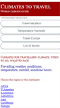Mobile Screenshot of climatestotravel.com